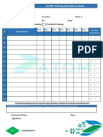 ATOM Training Attendance Sheet Rev 1.0