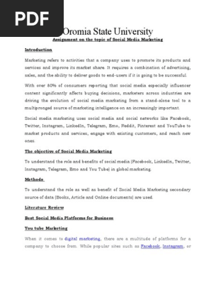 Social Media Marketing
