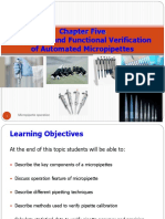 5 Operation and Functional Verification of Automated Pipetor