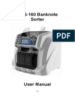 BCS-160 Banknote Sorter User Manual