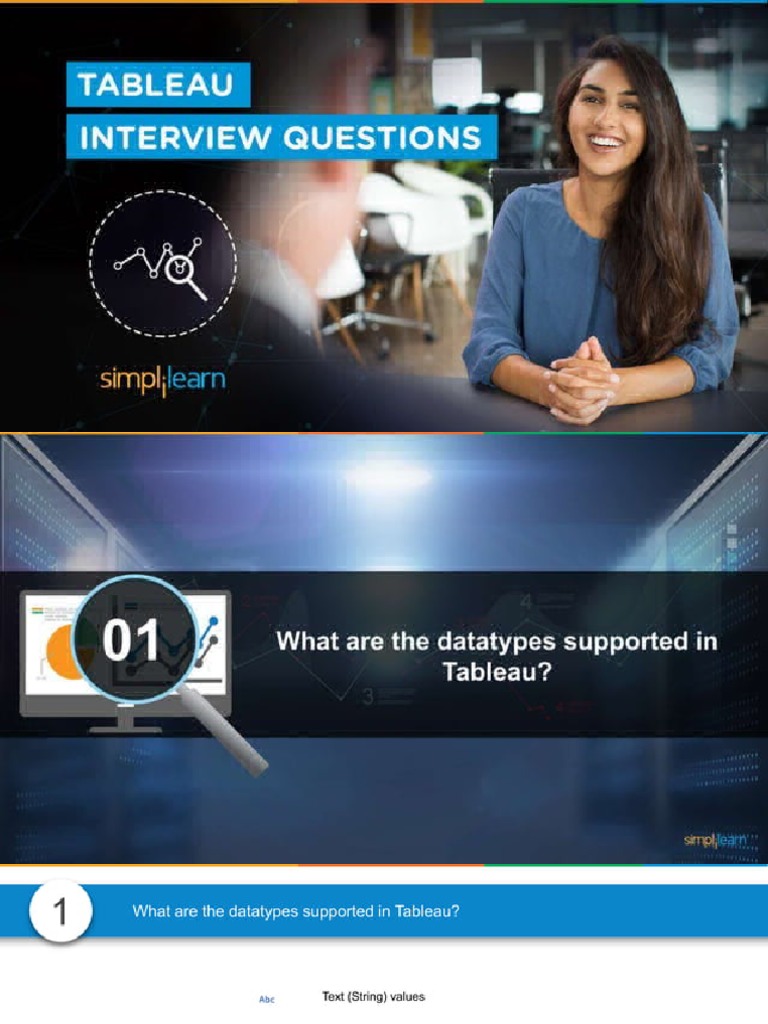 Tableau Interview Questions Answers Tableau Interview Questions Tableau ...
