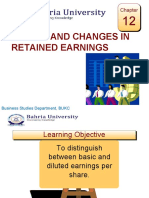 Earnings Per Share and Dividends