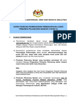 1a. Garis Panduan Pembaharuan Lesen Pemandu Pelancong Bandar