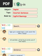 Inverted Sentences