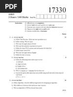 Co 3 Sem 17330 Data Structure Using Cwinter 2018