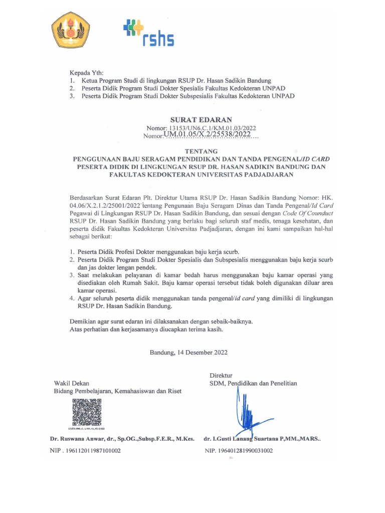 Surat Edaran | PDF