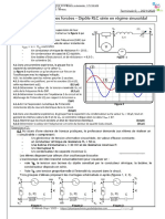 Oscillations Electriques Forcees