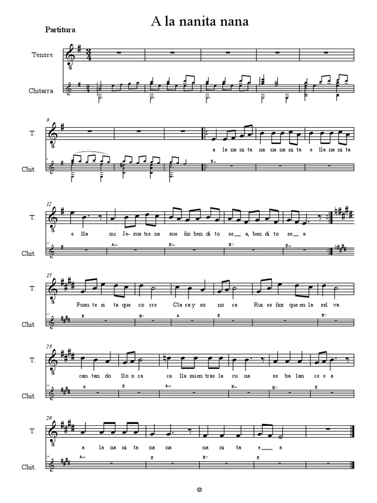 A La Nanita Nana PDF