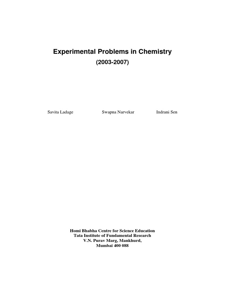 Chemistry olympiad pdf titration chemistry