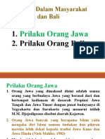 Prilaku Dalam Masyarakat Di Jawa Dan Di Bali