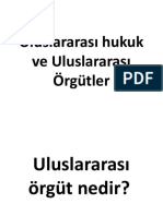 Uluslararası Orgutler