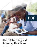 New-Gospel Teaching and Learning Handbook