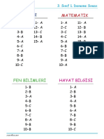 Sinif Cevap Anahtari 1 - 6 1 1