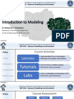 Ain Shams University Mechatronics Course on Dynamic Modeling