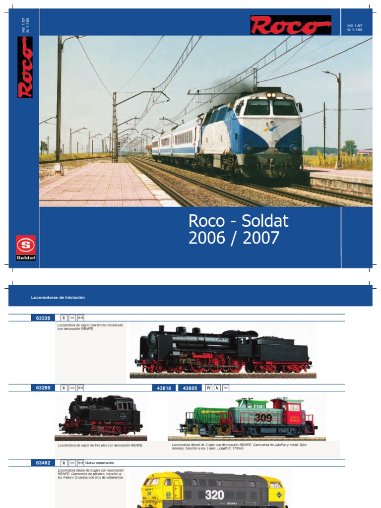 Roco 2006-2007 | PDF | Locomotora de vapor | Locomotoras