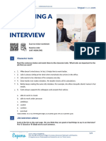English Job Interview