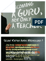 Becoming a Guru, Not Only a Teacher 2