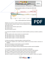 Ficha de Trabalho - População Portuguesa