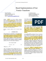 CORDIC Based Implementation of Fast Fourier Transform: - CORDIC Is An Iterative Arithmetic Computing