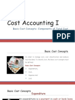 Cost Accounting I-2. Concepts