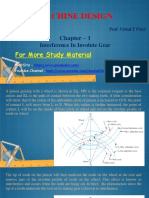 MD - Chapter 01 - Interference in Involute Gear