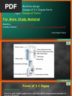 Design of Piston