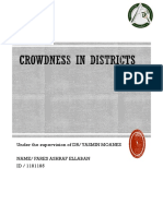 Crowdness in Districts