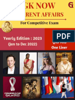 1 YEAR Current Affairs 2022 English