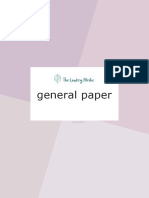H1 General Paper Content Notes Media