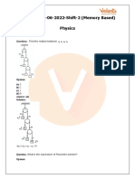 26th June Evening Shift JEE Main 2022 Question Paper PDF With Solutions (Free Download)