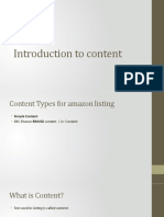 Introduction To Content