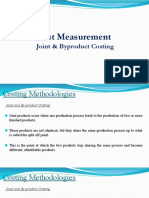 Cost Measurement: Joint & Byproduct Costing