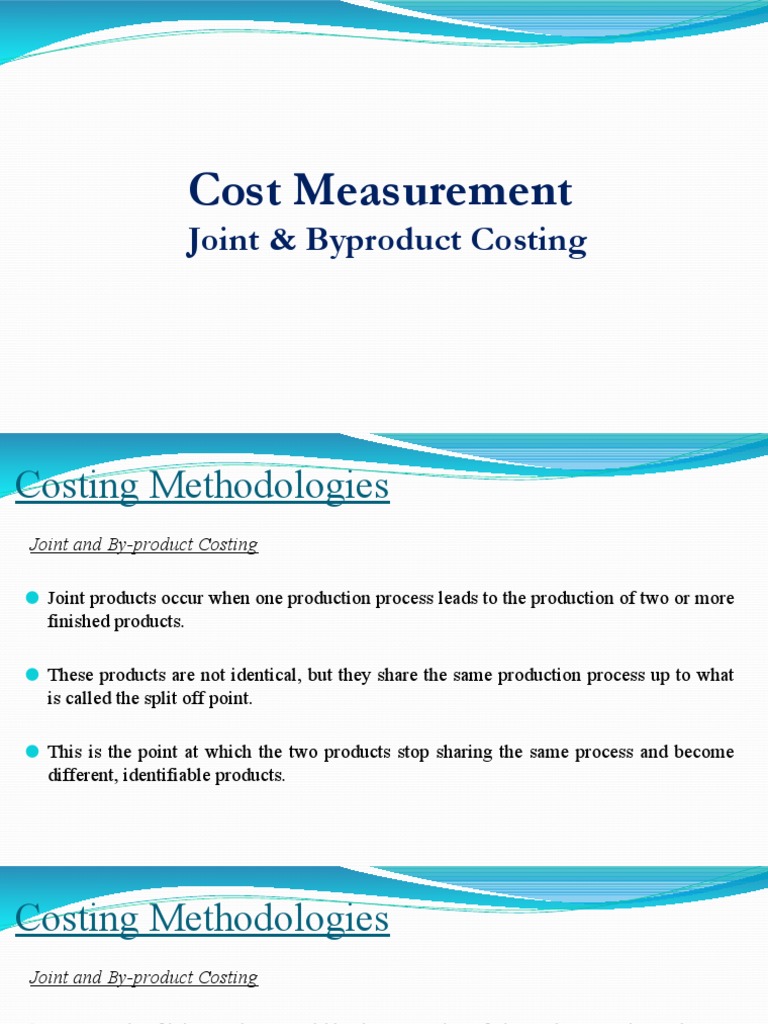 Joint & Byproduct Costing Methods | PDF | Gross Margin | Cost Of Goods Sold