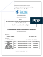 La Restructuration Urbaine Par Équipement Public Modèle, À La Recherche D'attractivité Cas de La Zone Industrielle de Bejaia