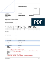 CV Format