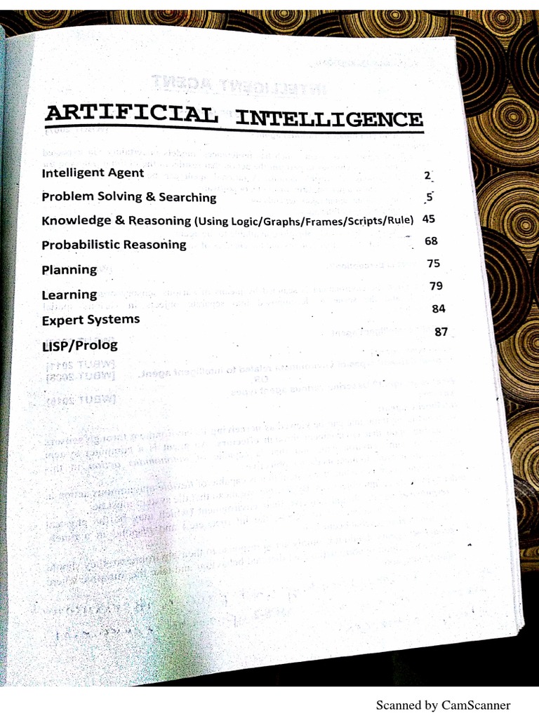 Artificial Intelligence - 7th Sem | PDF