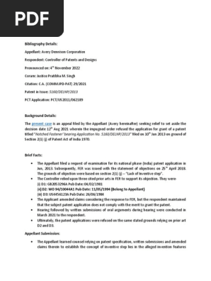 Avery_vs_Controller_Patents_Case_Summary