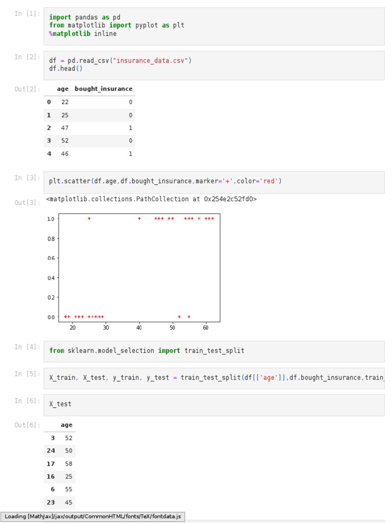 Logistic Regression Implementation Insurance Data | Download Free PDF ...