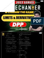 Game Changer DPP - Limits & Derivatives