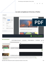 Cómo Descargar Una Web Completa en Chrome y Firefox