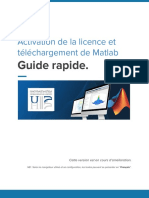 Activation de La Licence Et Telechargement de Matlab Guide Rapide