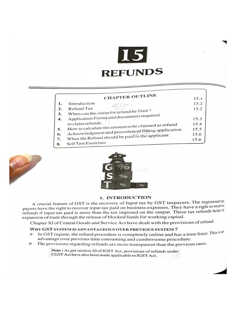 GST Refund | PDF
