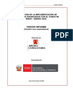 APOYO Consultoria Tercer Informe FMRSA