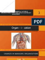 3. Entr Envmt Factors and Org Structures