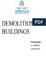 DEMOLITION OF BUILDINGS GUIDE