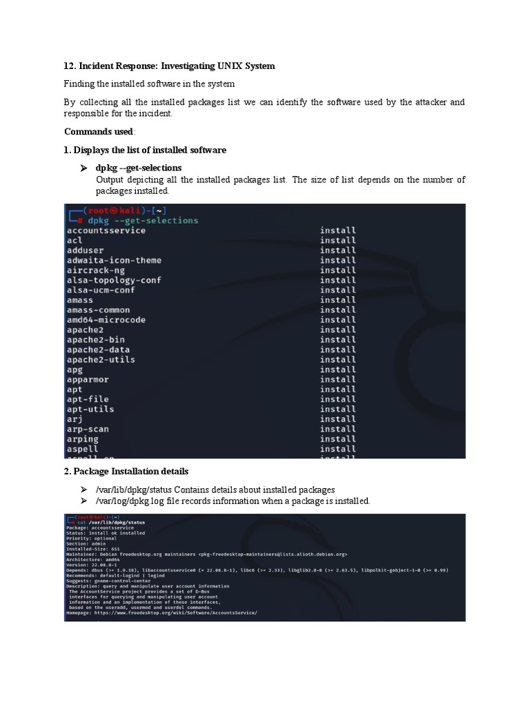 Incident Response: Investigating UNIX System | PDF | Computer File ...