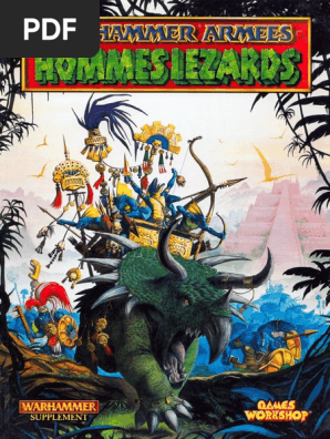 Livre D’Armée Hommes Lézards – Warhammer Age Of Sigmar (AOS) – Occasion
