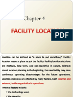 Facility Location and Materials Handling (Chapters 4 & 5)