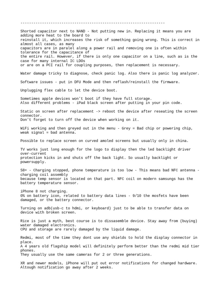 Mobile Repair PDF Ios Apple Inc.