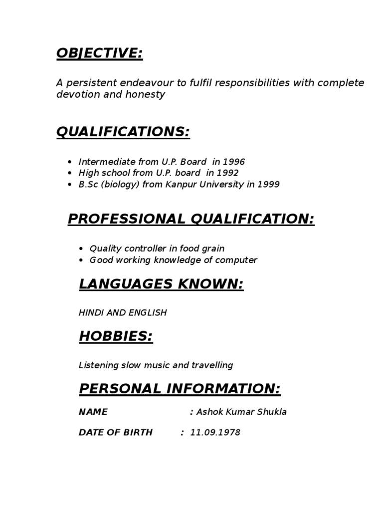 Objective | PDF
